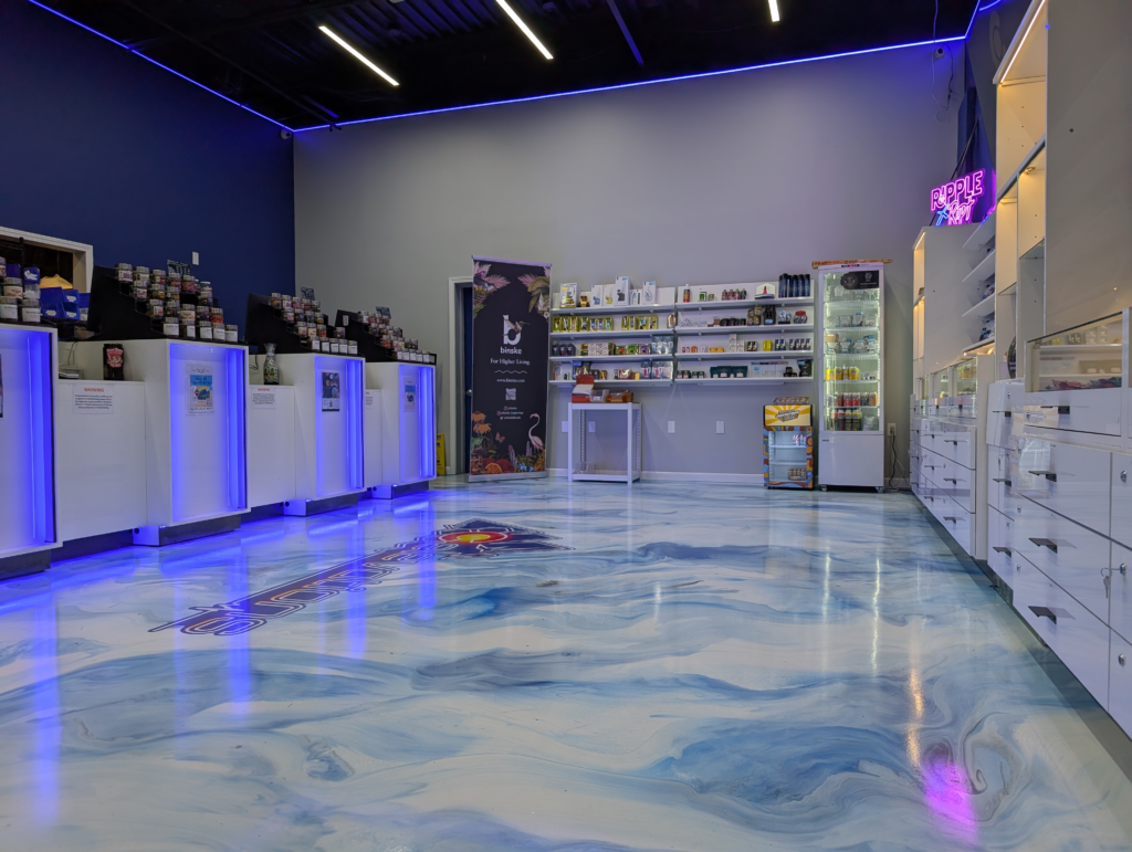 Elevations Dispensary - finished sales floor